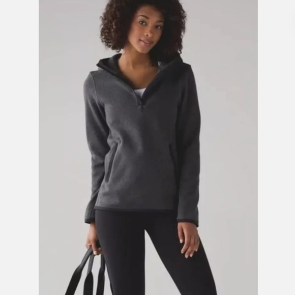 Lululemon FLEECE AND THANK 1/4 Zip Hoodie - Picture 2 of 10